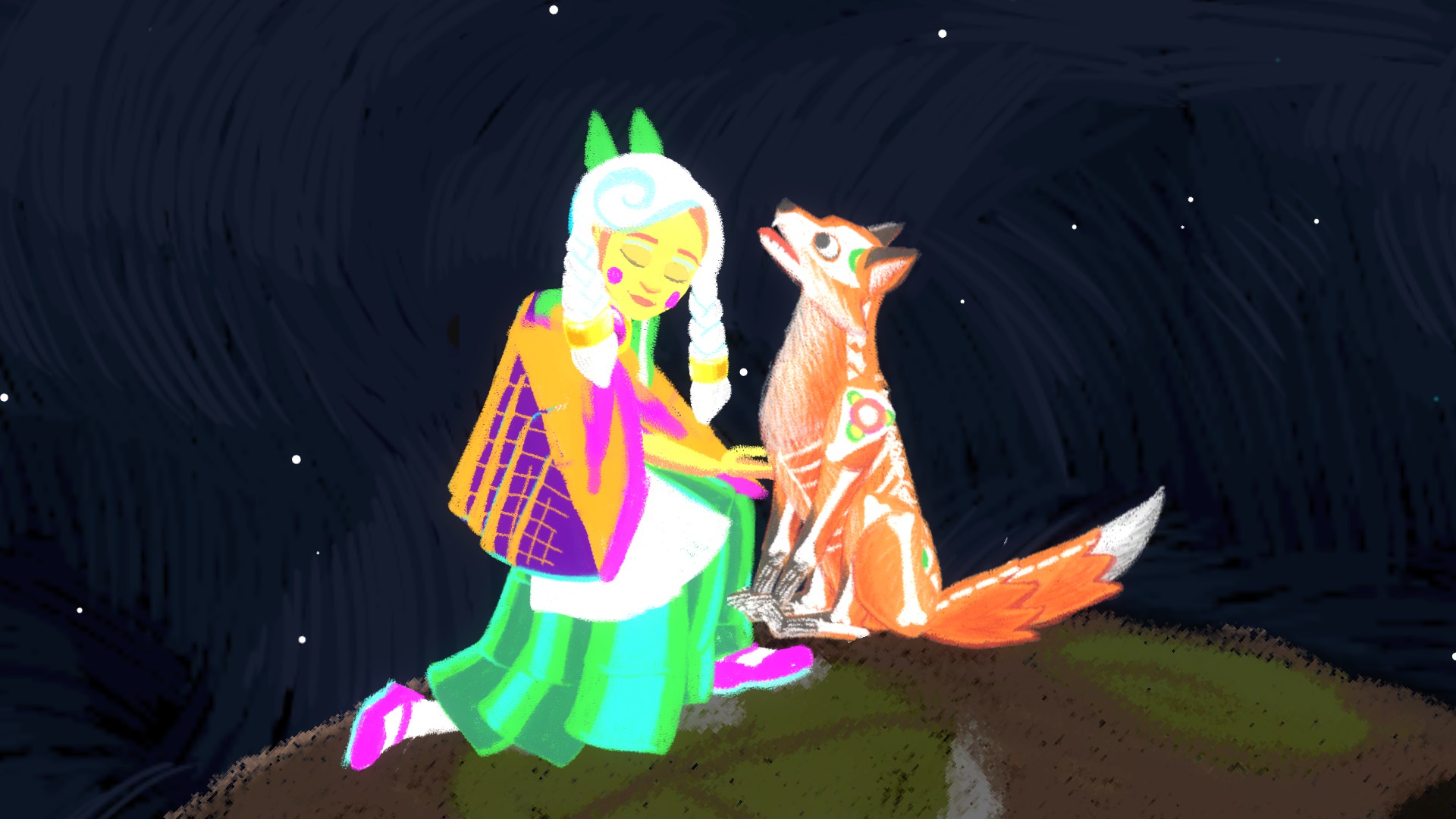 Exuberance and Melancholy (also Foxes) in Gravity Ghost