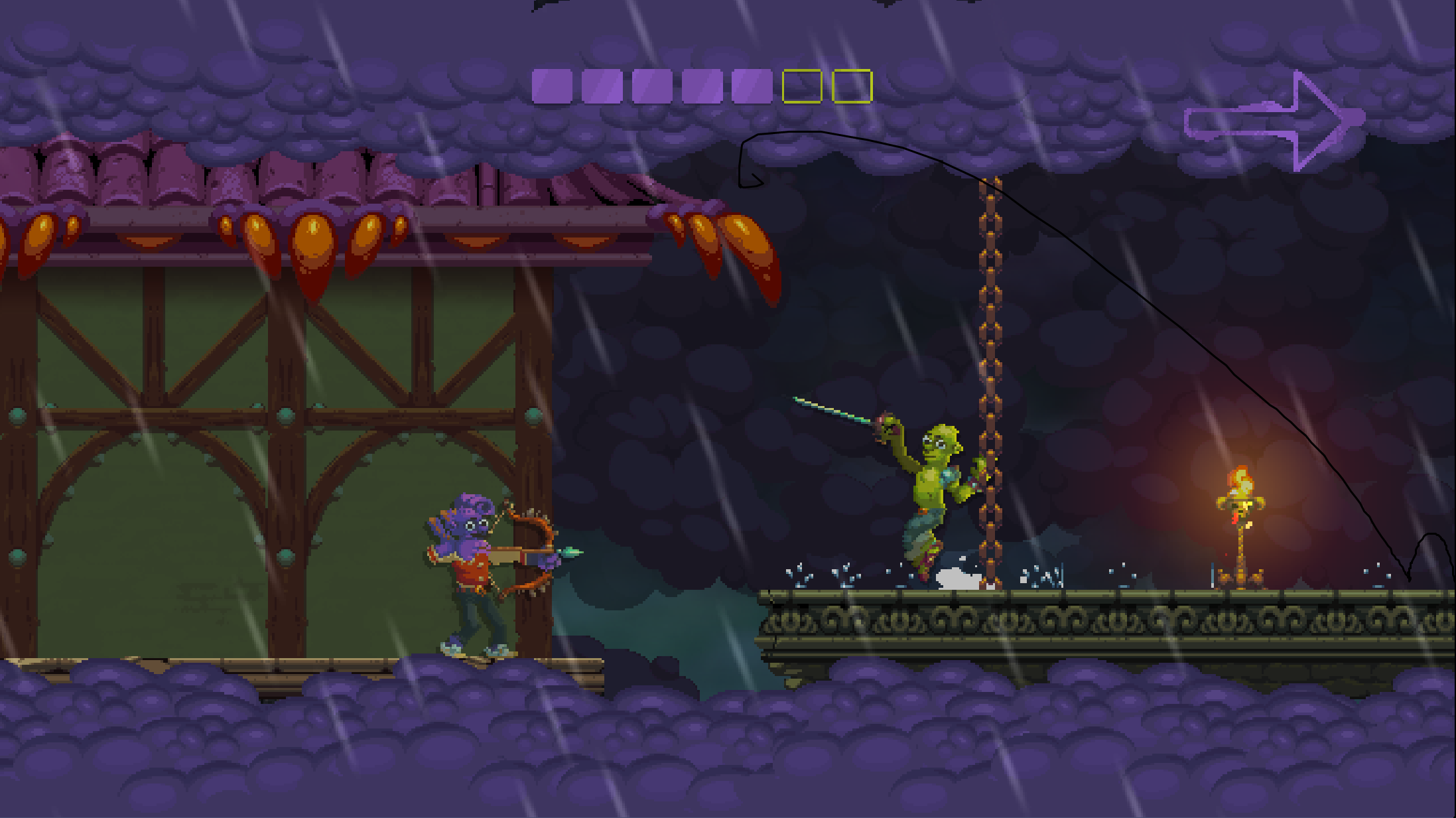 Chance and Asymmetry in Nidhogg 2